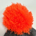 JunaydBeanie-Charcoal-OrangePomPom17042301