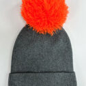 JunaydBeanie-Charcoal-OrangePomPom17042304