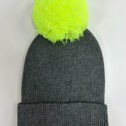 JunaydBeanie-Charcoal-YellowPomPom17042308