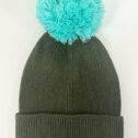 JunaydBeanie-Khaki-BluePomPom04052302