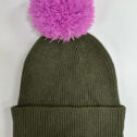 JunaydBeanie-Khaki-PurplePomPom17042302_5154585a-b612-4238-82c8-6e9addd8872b