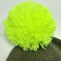 JunaydBeanie-Khaki-YellowPomPom17042301