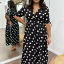 LiliDress-BlackWhiteSpot22082301